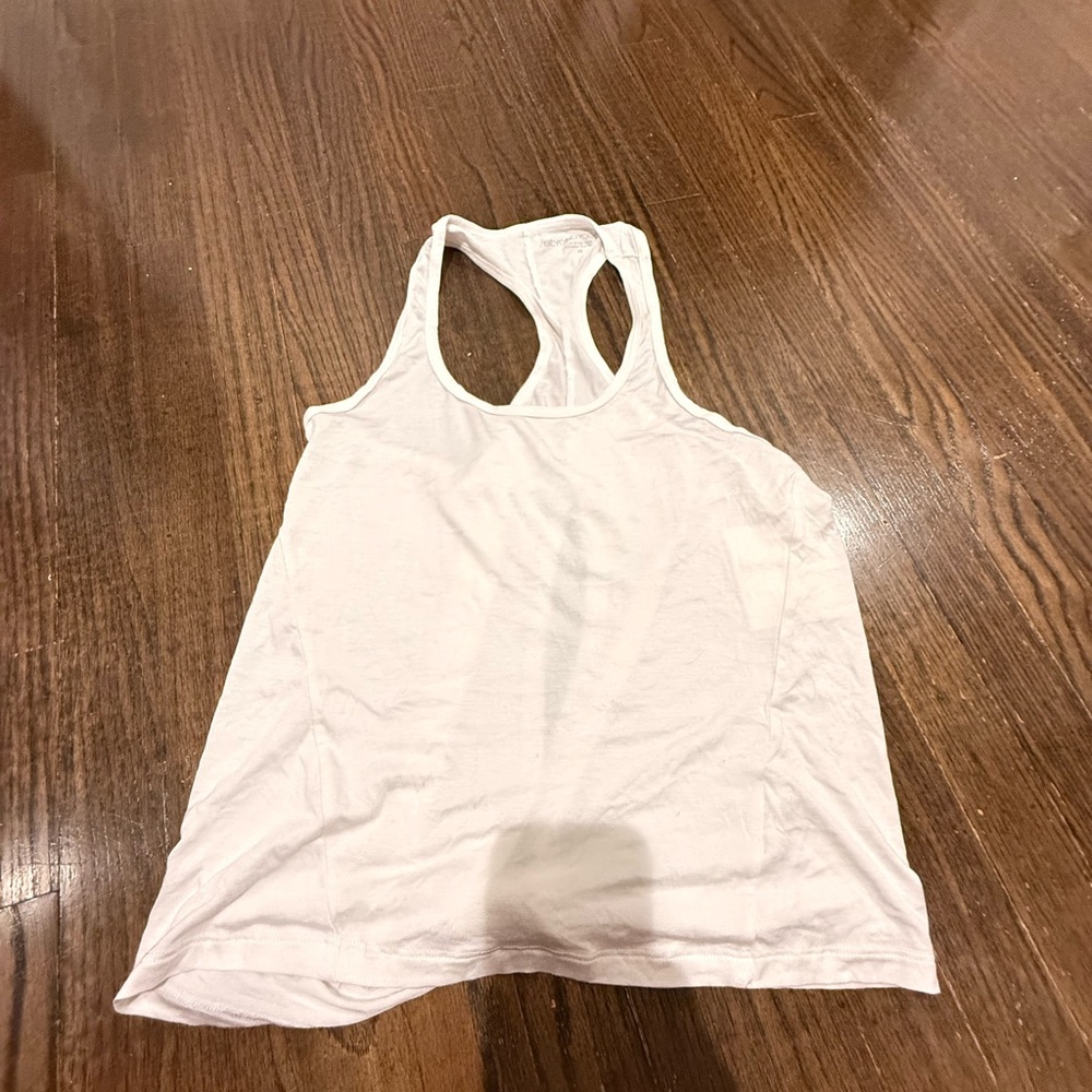 Beyond Yoga White Racerback Tank